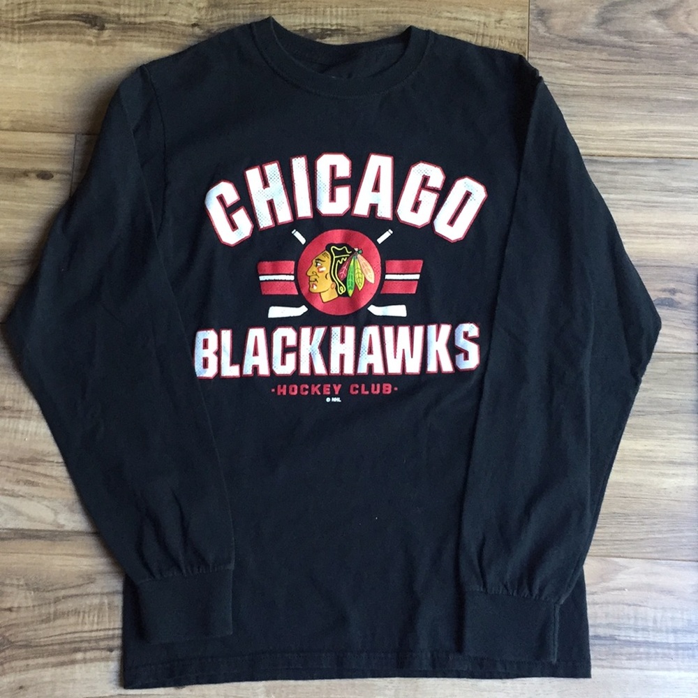 Blackhawk’s L/S TShirt  Small